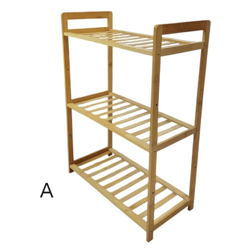 3-tier Bamboo Storage Rack 48x23x67cm U182