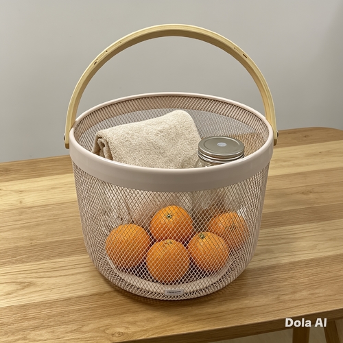 Multi-purpose round storage and organization basket /BO1560