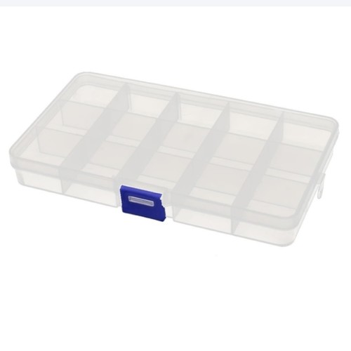 15-COMPARTMENT STORAGE BOX 17X9.5X2.2CM BO1088