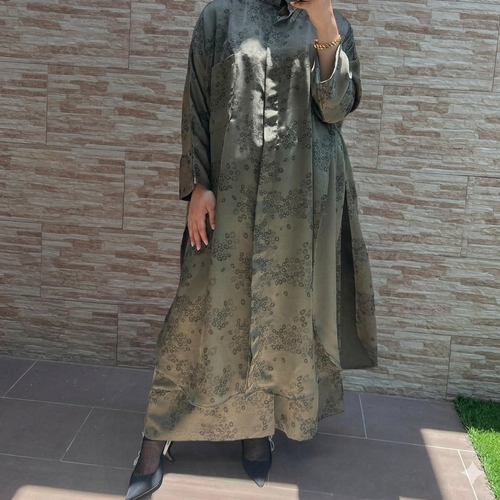 Women's Set Two Pieces Long Shirt and Loose Pants BO1713