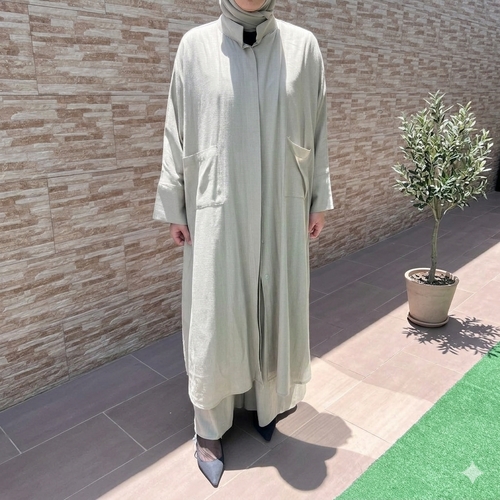 Women's Set Two Pieces Long Shirt and Loose Pants BO1721