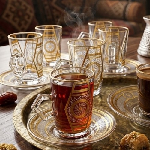 Luxurious tea serving set / BO1548