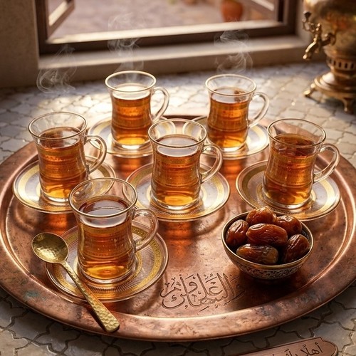 A luxurious tea set with a modern heritage touch / BO1551