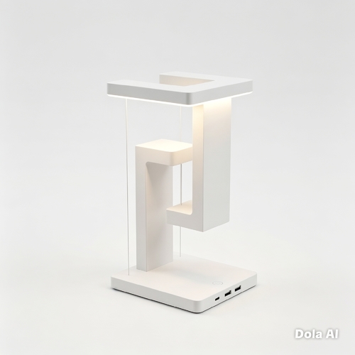 Smart Floating Balance Desk Lamp – LED Lighting and Integrated Wireless Charger / ON1801