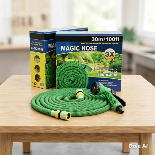 خرطوم المياه السحري (Magic Hose) — الخرطوم المبتكر القابل للتمدد والانكماش تلقائياً. / ON1802