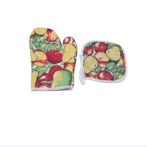 2Piece Cotton Kitchen Gloves & Masks BM1665