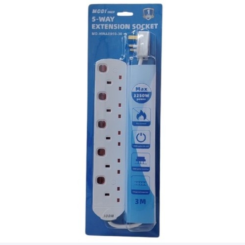 مقبس تمديد بخمسة اتجاهات (MD-HWA8050-30) 3M BO1199