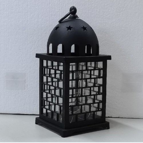 فانوس LED مزخرف بحجم 12.5X12. 5X27CM BO599