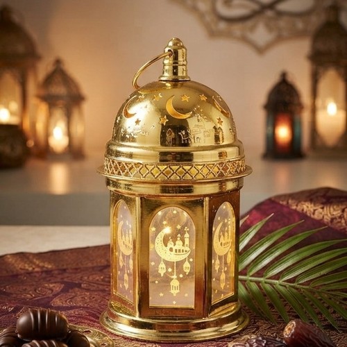 فانوس LED مزخرف 13X13X22CM BO604