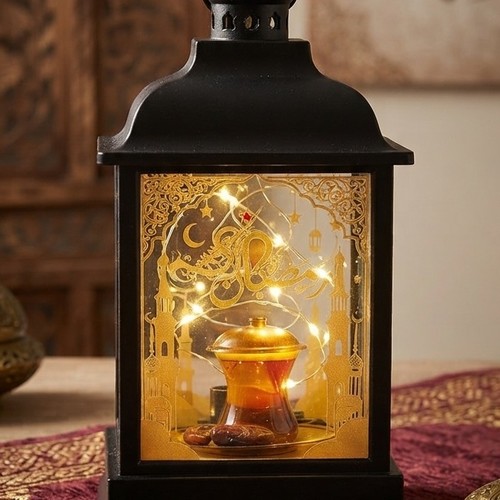 فانوس LED مزخرف بحجم 18X12X33.5 سم BO728