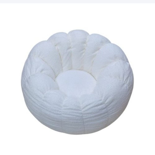 PUMPKIN BEANBAG COUCH 70x70x50CM  - WHITE F312/U324
