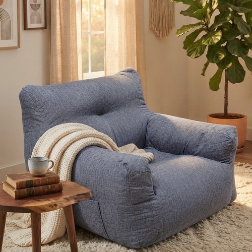 أريكة مقعد واحد بمقاس 70X70X50سم رمادي F307