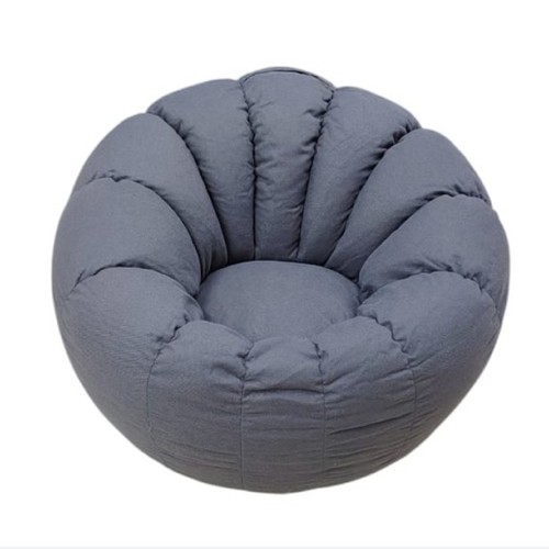 PUMPKIN BEANBAG COUCH 80x80x50CM  - GRAY F312/U324
