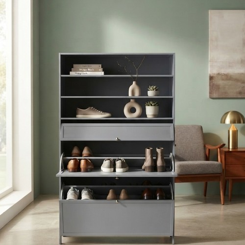 Large U513 U513 Wood Shoe Closet