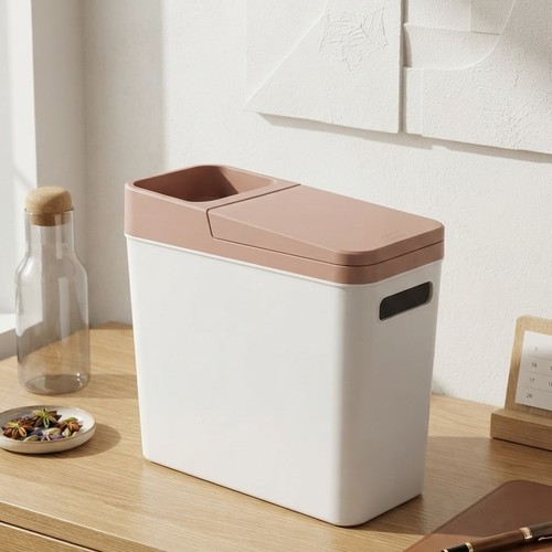 Stylish 9L Bathroom Trash Basket, featuring slim narrow-distance NY-SH212