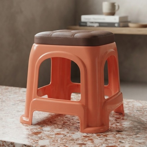 Orange Plastic Chair 36cm NY-SH246 High Plastic Chair