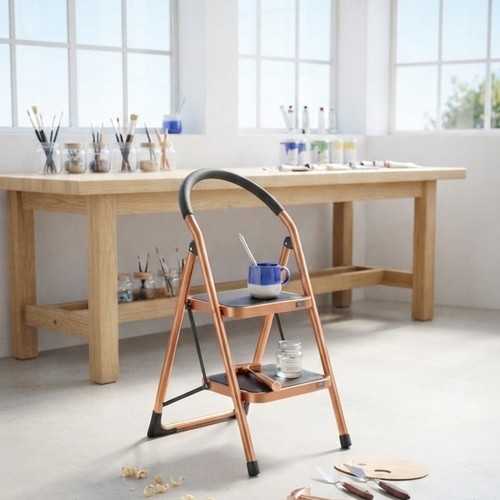 2-Step Folding Steel Ladder 91cm NY-BO1318
