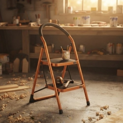 2-Step Folding Steel Ladder 91cm NY-BO1318
