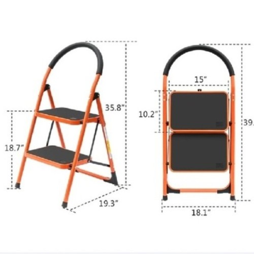 2-Step Folding Steel Ladder 91cm NY-BO1318
