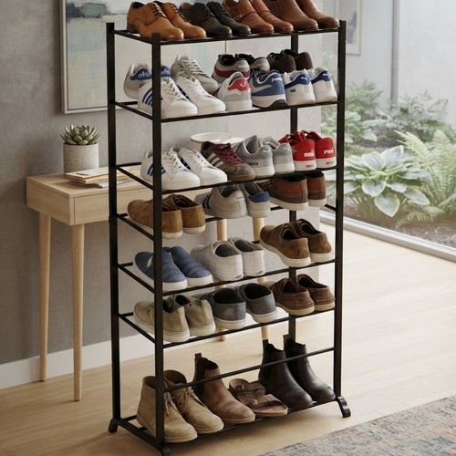 7 Layer Plastic Shoe Shelf NY-SH422