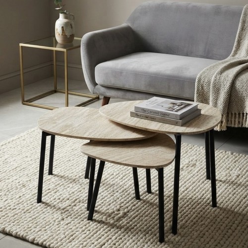 3 Sleek Face Overlapping Tables NY-SH518