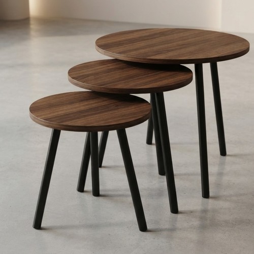 3 Overlapping Kit Tables for Coffee NY-SH523 Coffee Shopping NY-SH523