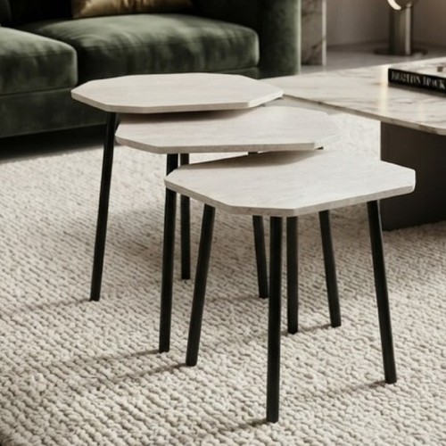 3 White Kit Coffee Tables NY-SH522 White Kit