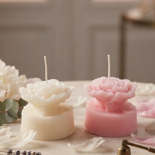 شمعة عطرة زهرة الفاوانيا 9 سم BO988