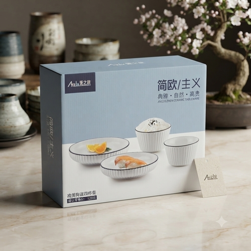4-piece ceramic cookware set Ny-sh617
