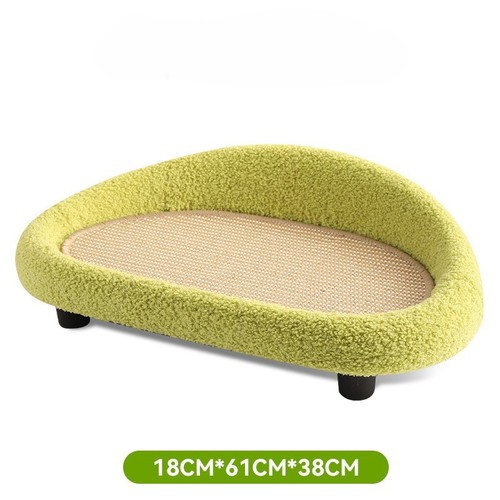 CAT SCRATCHING BED / PS-0003 - CAT SCRATCHING BOARD, SOFA, CAT BED COLOR: MATCHA GREEN SIZE: 61*38*18cm