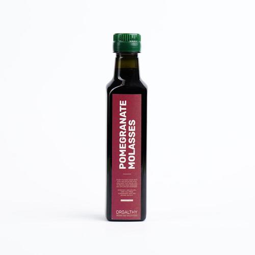 Al Mahharah - Healthy Pomegranate Molasses - Kuwait - Healthy pomegranate molasses

‏Enjoy the sweet-sour taste with this unique and thick condiment that can be used to prepare great dressings and dips or even marinades

‏Ingredients: 100% natural home cold press pomegranate juice and organic sea salt

‏No sugar added