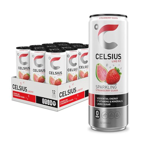 Celsius - Sparkling Strawberry Guava - Germany - Price Per Bottle