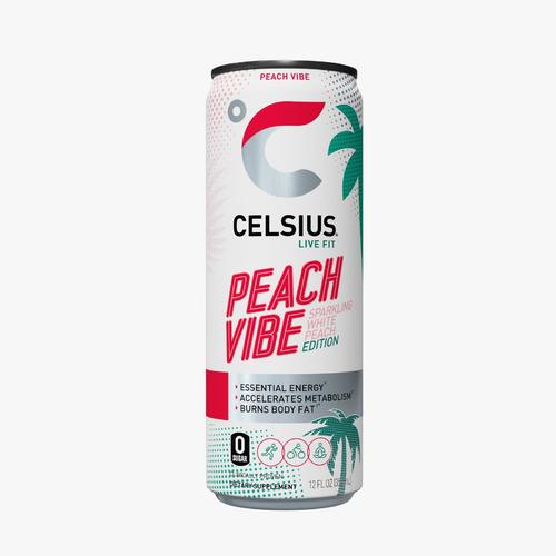 Celsius - Sparkling White Peach  - Germany - Price Per Bottle