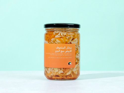 White cabbage & carrots pickles - Kuwait - Price Per Jar