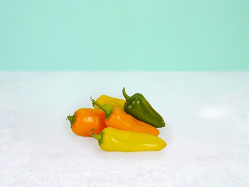 Baby Sweet Capsicum ( Mix) - Price Per Packet