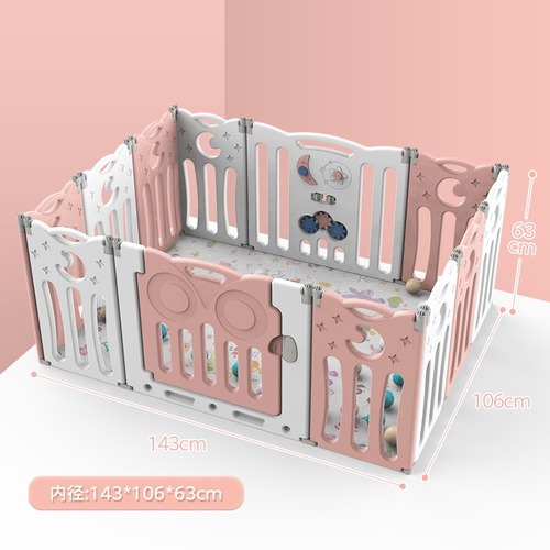 playpen - Baby locker 8 pieces, easy to disassemble and install, that combine with internal toys in a new shape, beautiful colors, and stronger material 
 the size : Length 143 cm Width 106 cm The height is 65 cm