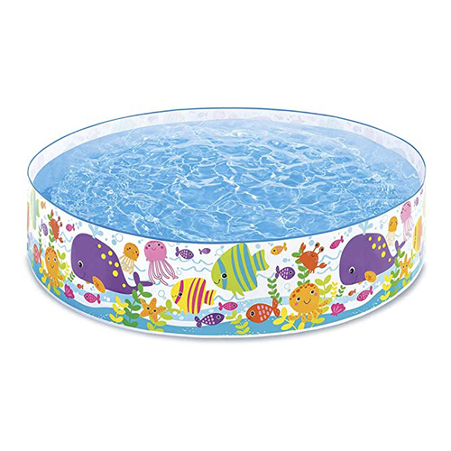 Pool  Coral Reef - Comfortable, light, handy, safe and secure Easily washable, durable and comfortable Water capacity 2.089 litres, filling level suggested 44 cm, Age 3 Years + size : 122 x 25 cm