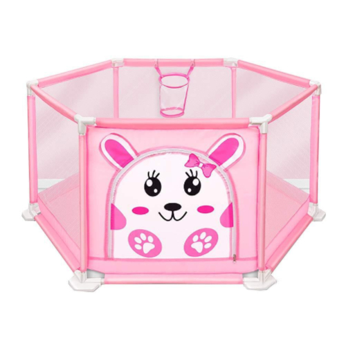 playpen - Baby diaper in a transparent square shape with 50 balls easy to disassemble and install in a new shape and beautiful colors Available in blue and pink according to your choice