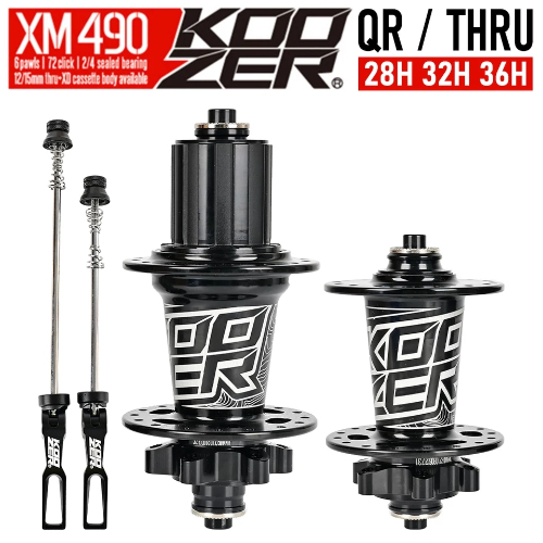 Koozer Hubs 32holes QR set