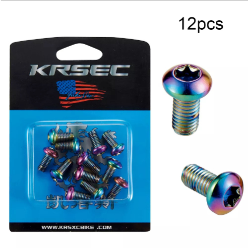 Rotor bolts 6pc oil slick