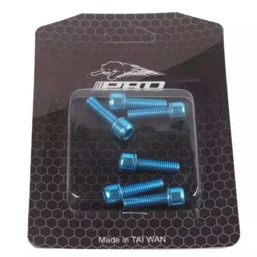 Stem bolts 6pc Blue