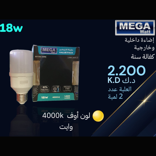 Indoor and Outdoor Lighting 18 W