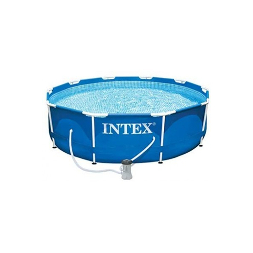 Toys Castle  - ROUND FRAME POOL WITH FILTER SIZE: 305*76 CM - SIZE: 305*76 CM
 -EASY TO ASSEMBLE & COMFORTABLE
 - PRICE DOES NOT INCLUDE INSTALLATION