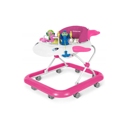 MAMALOVE WALKER - 4 HIGHT LEVEL ADJUSTMENTS
 
- WASHABLE PAD 
- SOUND, LIGHT, AND TOY TRAY