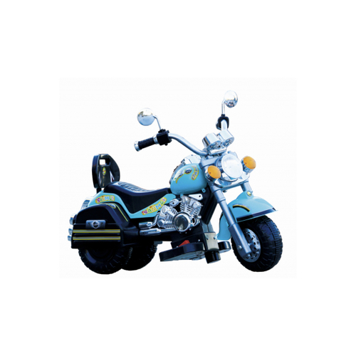 Toys Castle  - MOTORCYCLE RIDE-ON - AVAILABLE IN RED-BLUE
 - AGE: 2 YEARS +
 - 12 VOLT BATTERY
 - RUBBER TIERS  - LEATHER SEAT
- MUSIC