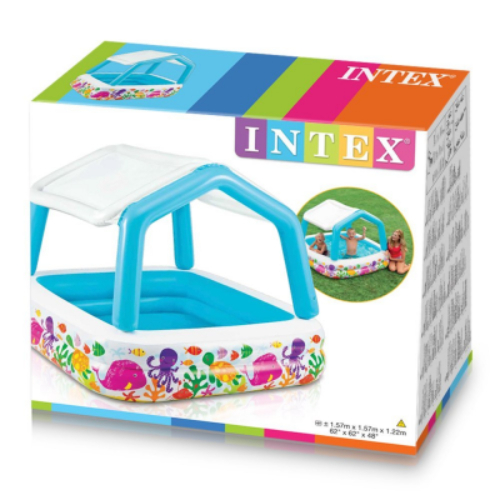 INTEX SWIMMING POOL - - SIZE: 157*157*56 CM