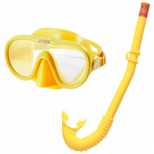 INTEX MASTER CLASS SWIM SET - - MASK & EASY FLOW SNORKEL