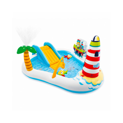 INTEX FISHING FUN PLAY CENTER - - WATER SPRAYER TO KEEP KIDS COOL IN THE SUMMER
- SIZE: 218 x 188 x 99 CM