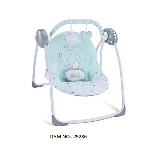 SWING - - INCLUDES TOY BAR
- WASHABLE SEAT PAD