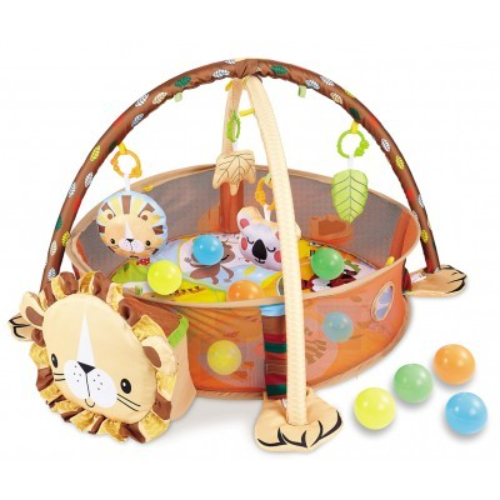 ACTIVITY GYM & BALL PIT - OVERHEAD DISCOVERY
- SIT & PLAY BALL PIT
- INCLUDES 30 BALLS